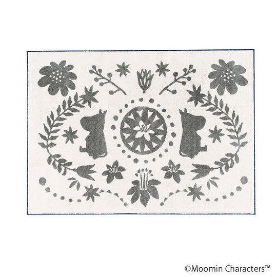 FOLK LINE RUG / フォーク ライン ラグ (#1 アイボリー)