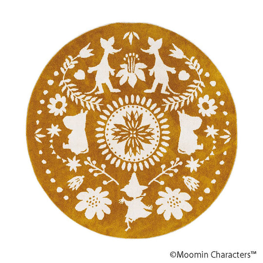 M FOLK LINE RUG / M フォーク ライン ラグ (#12 イエロー)