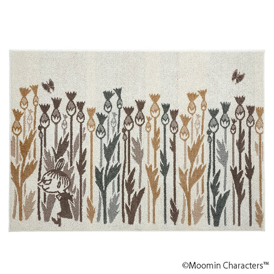 LITTLE MY WILD FLOWER RUG / リトルミイ ワイルドフラワー ラグ (#2 ベージュ)