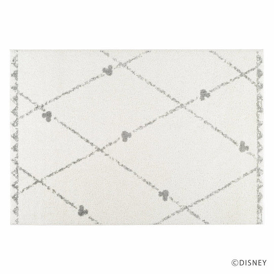 DRM-1101 (MICKEY / Line RUG ミッキー / ラインラグ #1 アイボリー)